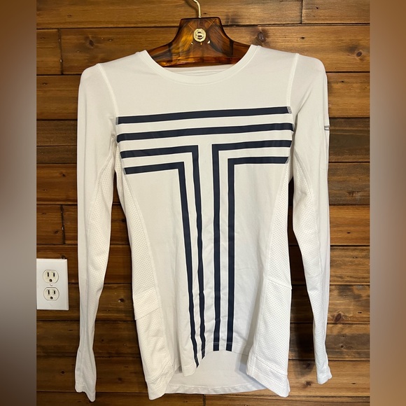 Tory Sport Tops - Tory birch Tory Sport Performance Graphic Top - Snow White - XS